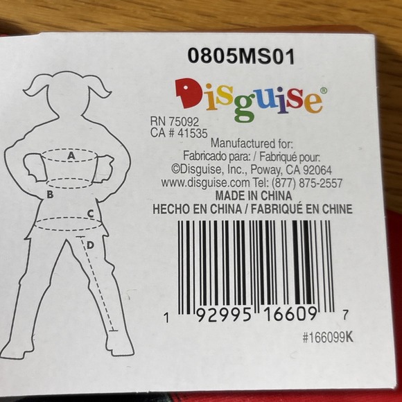 Disney Descendants 4 Kids Princess Red Deluxe Halloween Costume 7-8‎ Medium - Picture 8 of 8